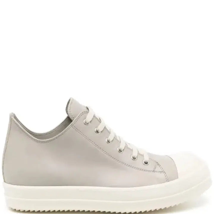 [BUNJANG] Rick Owens Ramones Milk Gray Sneakers / (새상품) 릭오웬스 라몬즈 밀크그레이 스니커즈 43