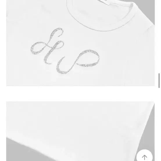 [BUNJANG] Falling Up Cubic T-shirts / 폴링업 반팔큐빅 화이트 블랙 새상품