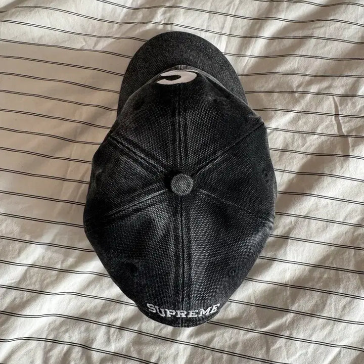 [BUNJANG] Supreme S Logo Pigment Ball Cap Black / (새상품급 미사용) 슈프림 S로고 피그먼트 볼캡 블랙 원사이즈