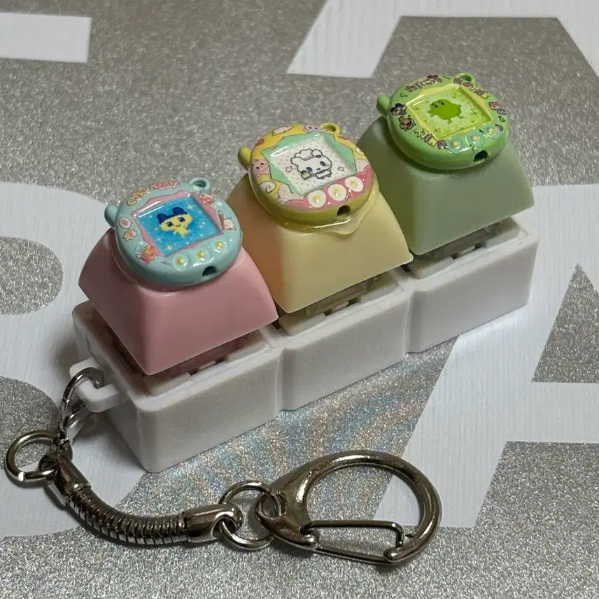 [BUNJANG] Tamagotchi Clicker Keyring / 다마고치 클리커 키링