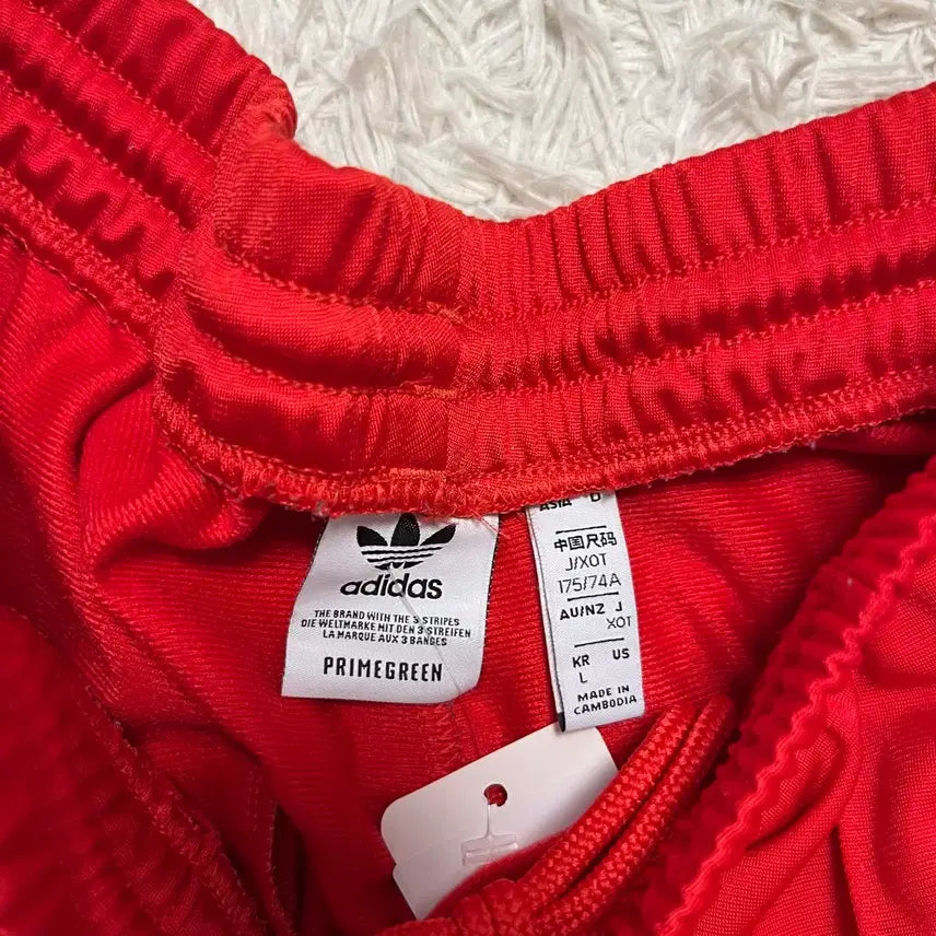 [BUNJANG] Adidas Red Track Pants / 아디다스 레드 트랙 팬츠