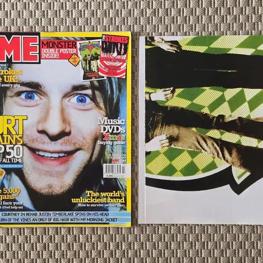 [BUNJANG] NME Magazine with Double-Sided Poster / 매거진 NME + 대형 양면 포스터