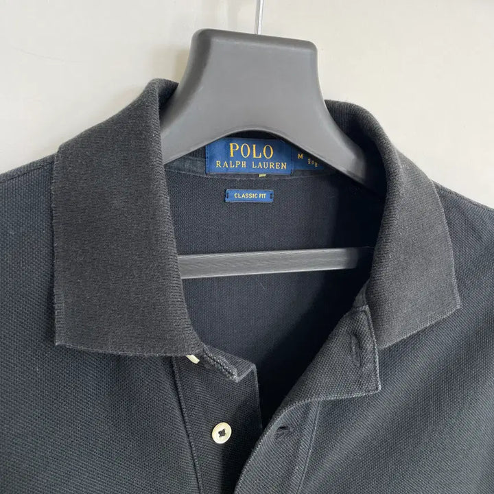 [SOLD OUT] 폴로 랄프로렌 공용M 블랙 PK 피케 반팔 티셔츠