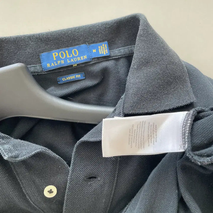 [SOLD OUT] 폴로 랄프로렌 공용M 블랙 PK 피케 반팔 티셔츠