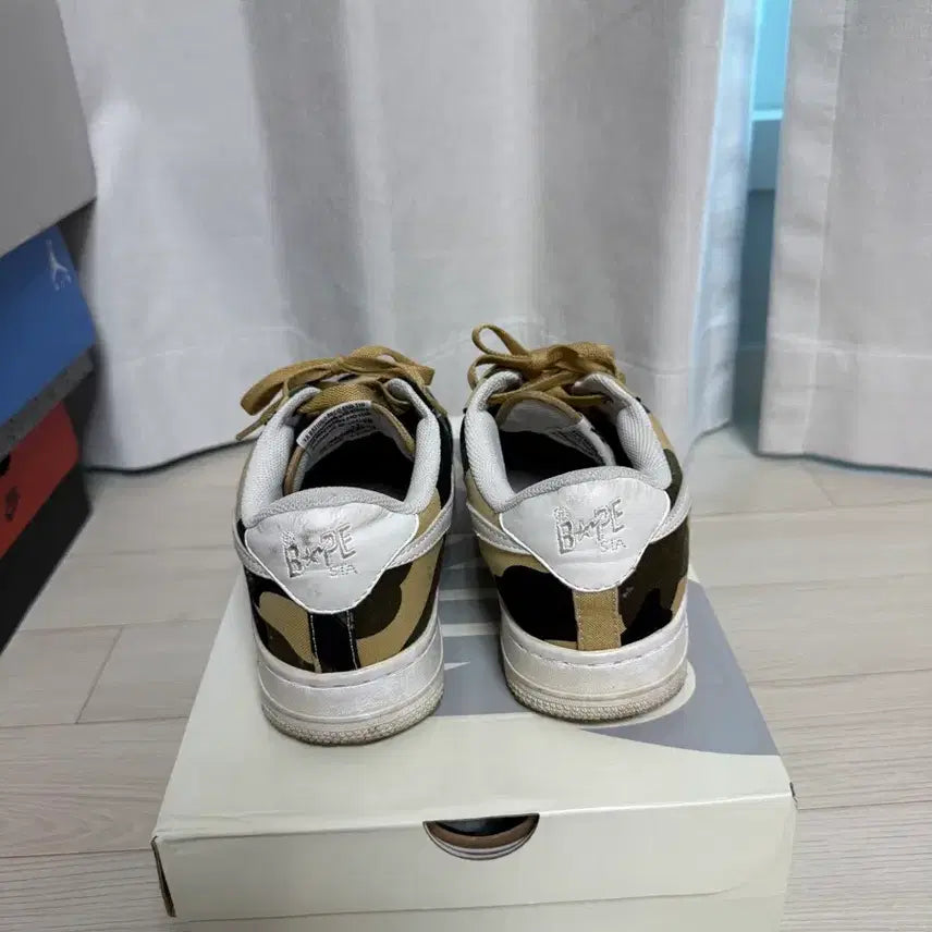 [BUNJANG] Bape Nike Air Force 1 Camo Sneakers / 베이프 Bape 에어포스1 카모 스니커즈