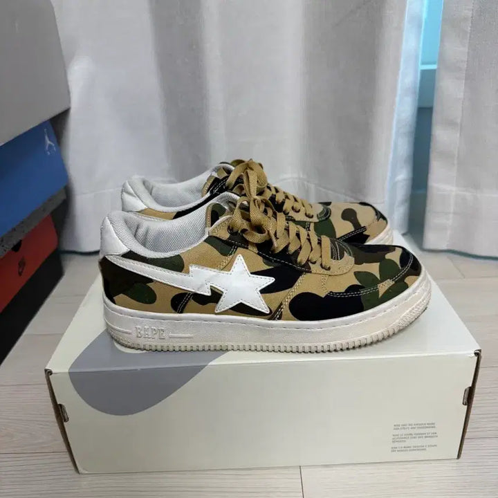 [BUNJANG] Bape Nike Air Force 1 Camo Sneakers / 베이프 Bape 에어포스1 카모 스니커즈