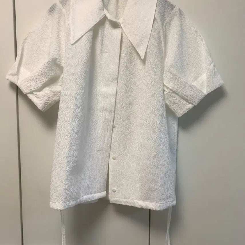 [BUNJANG] Mohan White Textured Shirt / 모한 화이트 텍스처 셔츠 새상품