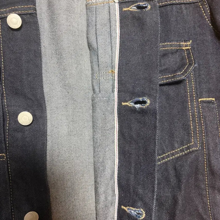 [BUNJANG] Musinsa Standard Selvedge Denim Trucker Jacket / 무탠 셀비지 데님 트러커(L)_마지막 가격 인하