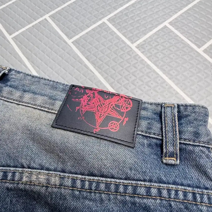 [BUNJANG] Emosance Club Baggy Jeans / 에모스탠스 클럽 배기진2사