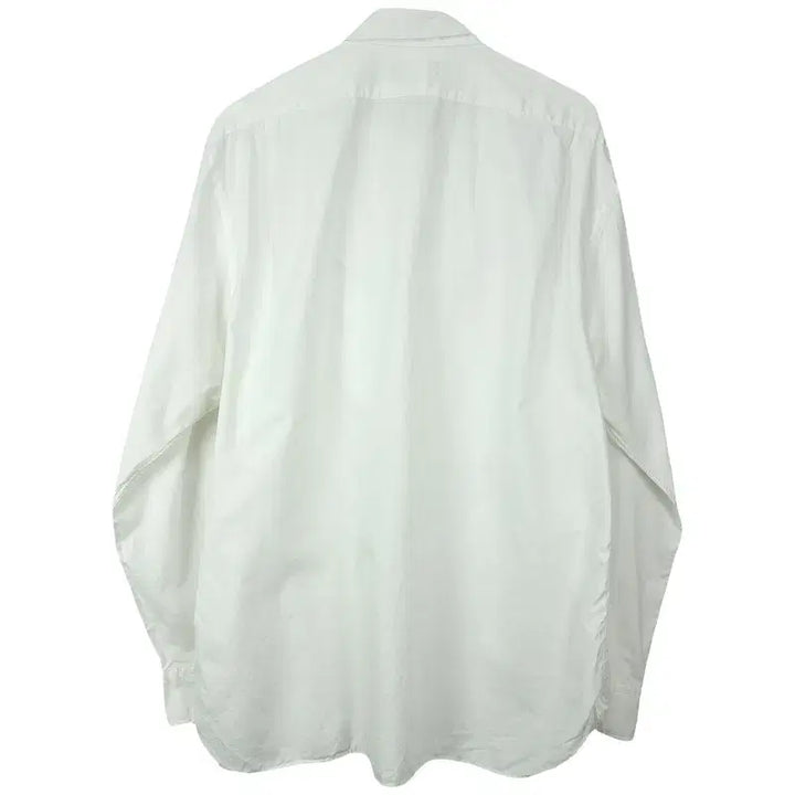 [BUNJANG] Polo Ralph Lauren White Pony Logo Embroidered Shirt / 폴로 랄프로렌 화이트 포니 로고 자수 셔츠 M20228