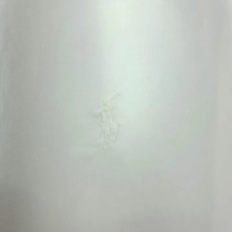 [BUNJANG] Polo Ralph Lauren White Pony Logo Embroidered Shirt / 폴로 랄프로렌 화이트 포니 로고 자수 셔츠 M20228