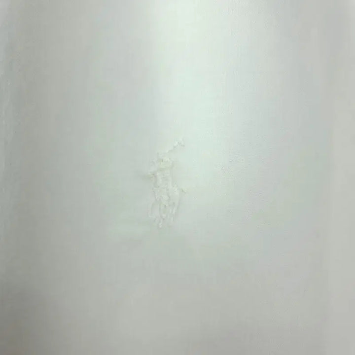 [BUNJANG] Polo Ralph Lauren White Pony Logo Embroidered Shirt / 폴로 랄프로렌 화이트 포니 로고 자수 셔츠 M20228