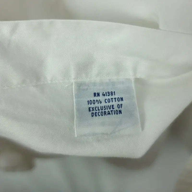 [BUNJANG] Polo Ralph Lauren White Pony Logo Embroidered Shirt / 폴로 랄프로렌 화이트 포니 로고 자수 셔츠 M20228