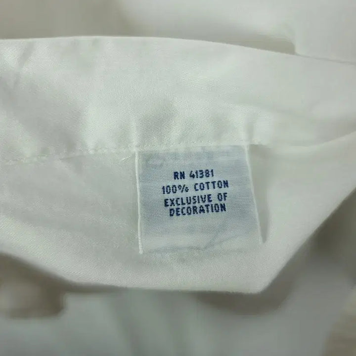 [BUNJANG] Polo Ralph Lauren White Pony Logo Embroidered Shirt / 폴로 랄프로렌 화이트 포니 로고 자수 셔츠 M20228