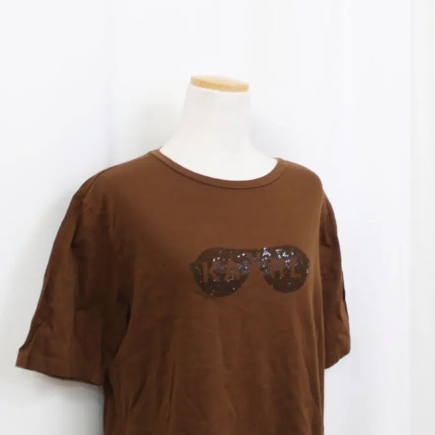 [BUNJANG] Karl Lagerfeld Paris Chic Cotton Short Sleeve T-shirt / [정품] 칼라거펠트 여성 파리 시크 면 반팔 티셔츠 (66) 상상샵