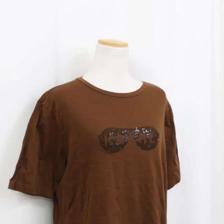 [BUNJANG] Karl Lagerfeld Paris Chic Cotton Short Sleeve T-shirt / [정품] 칼라거펠트 여성 파리 시크 면 반팔 티셔츠 (66) 상상샵