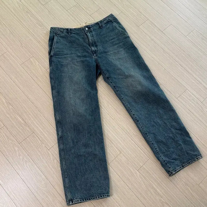 [SOLD OUT] [4] 포터리 데님 딥블루 와이드