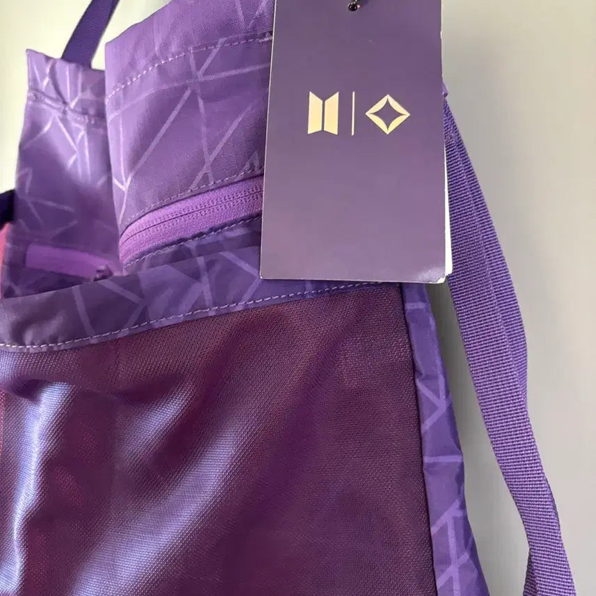 [BUNJANG] Helinox BTS Collaboration Gym Sack Purple / 헬리녹스 BTS 콜라보 짐색 퍼플