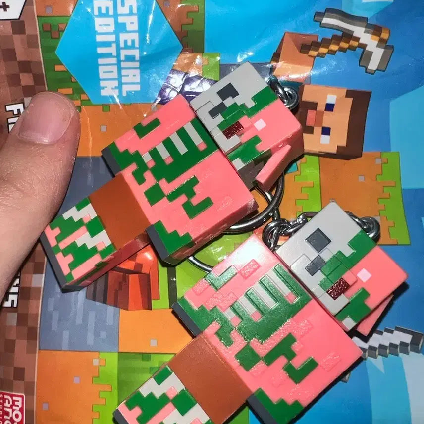 [BUNJANG] Minecraft Random Keyring Series 1 Exchange / (교환) 마인크래프트 마크 랜덤 키링 1탄 교환