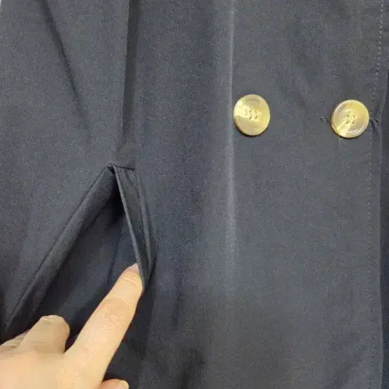 [BUNJANG] Ellocia Long Vest Black 66 / 엘로시아 바스락 롱조끼 블랙 새옷66