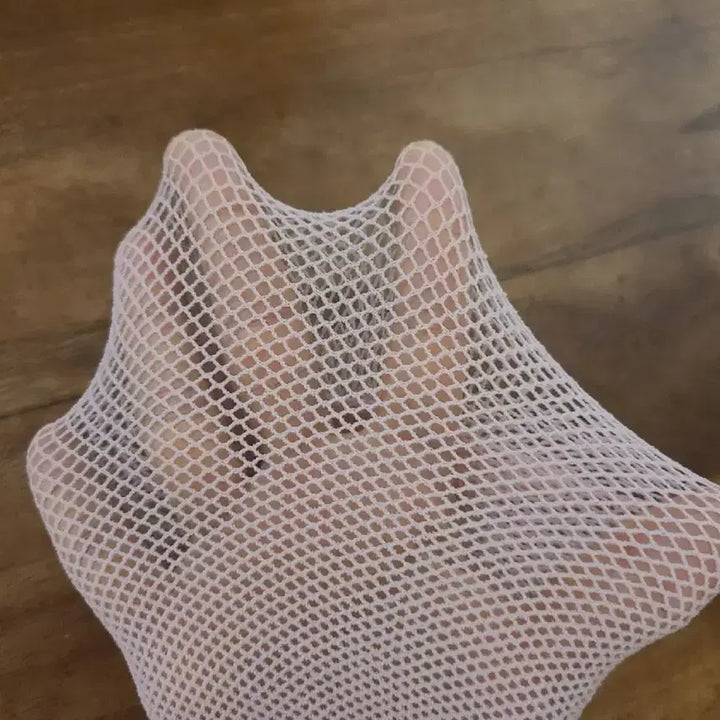 [BUNJANG] Pink Mesh Stockings / (새상품) 핑크색 망사 스타킹