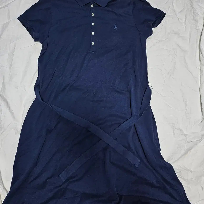 [BUNJANG] Polo Ralph Lauren Navy PK Dress / 폴로랄프로렌 네이비 pk 원피스 카라원피스 L
