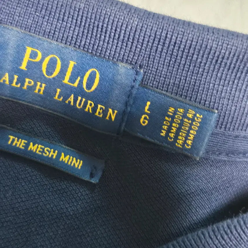 [BUNJANG] Polo Ralph Lauren Navy PK Dress / 폴로랄프로렌 네이비 pk 원피스 카라원피스 L