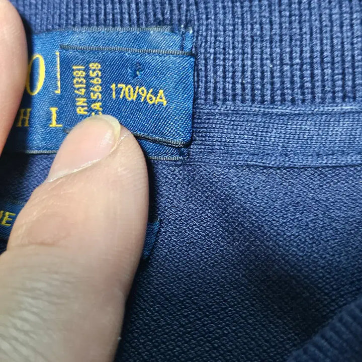 [BUNJANG] Polo Ralph Lauren Navy PK Dress / 폴로랄프로렌 네이비 pk 원피스 카라원피스 L