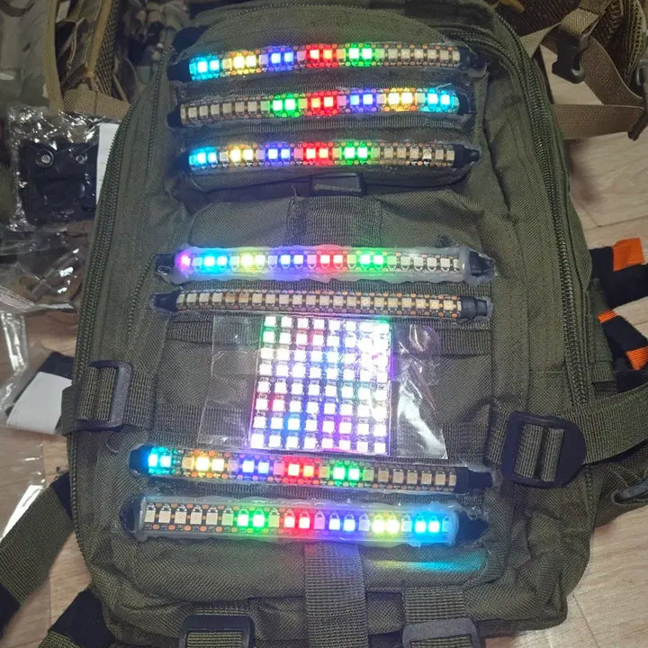 [BUNJANG] LED Backpack - Black - Used / LED백팩 검정색 중고 급매