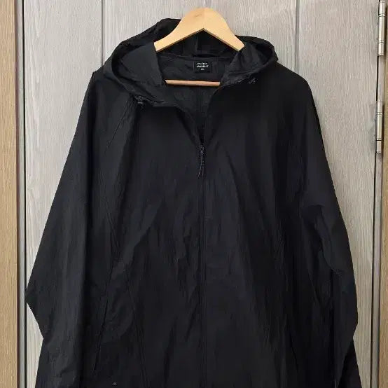 [BUNJANG] Musinsa Standard Black Hooded Windbreaker 2XL / 무신사 스탠다드 블랙 후드 바람막이 2XL