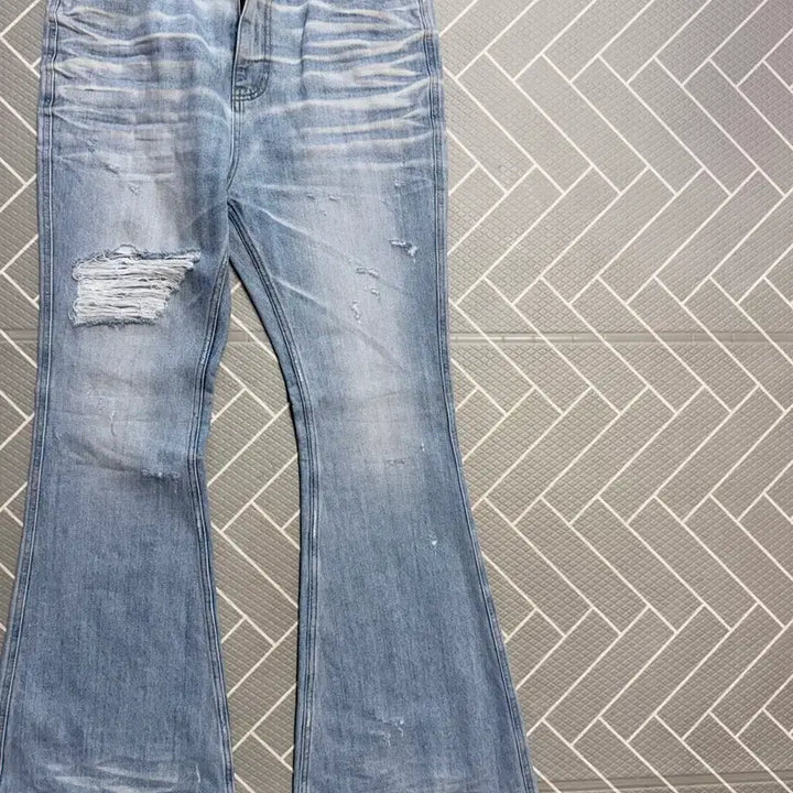 [BUNJANG] Undermycar Crinkle Flare Jeans / 언더마이카 크링클 플레어진