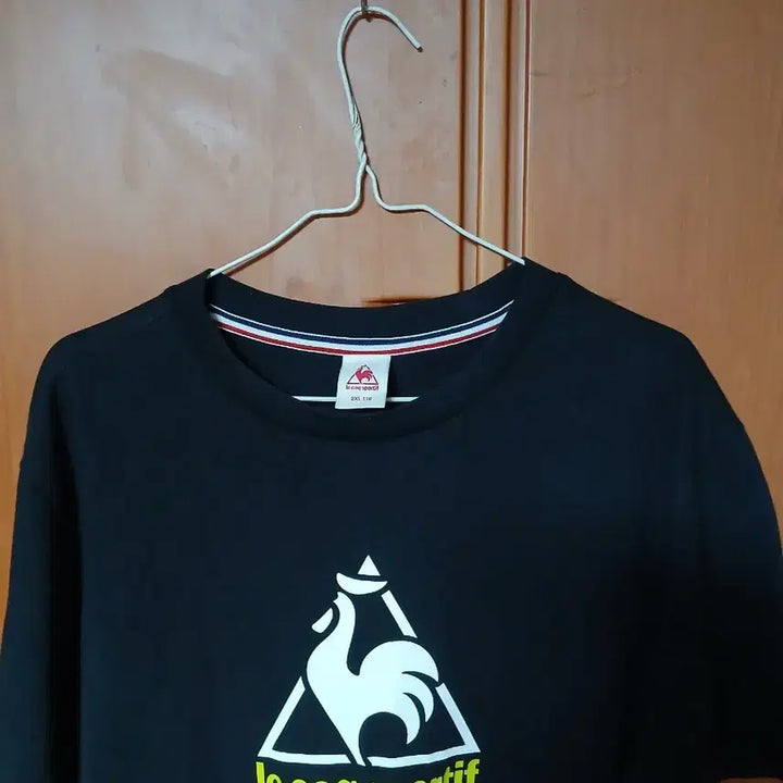 [BUNJANG] Le Coq Sportif Black Short Sleeve T-shirt / 르꼬끄 스포르티브 블랙 반팔 티셔츠