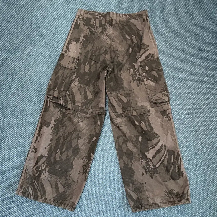 [BUNJANG] Adidas Cargo Pants Charcoal L / 아디다스 집오프 카고팬츠 차콜 L
