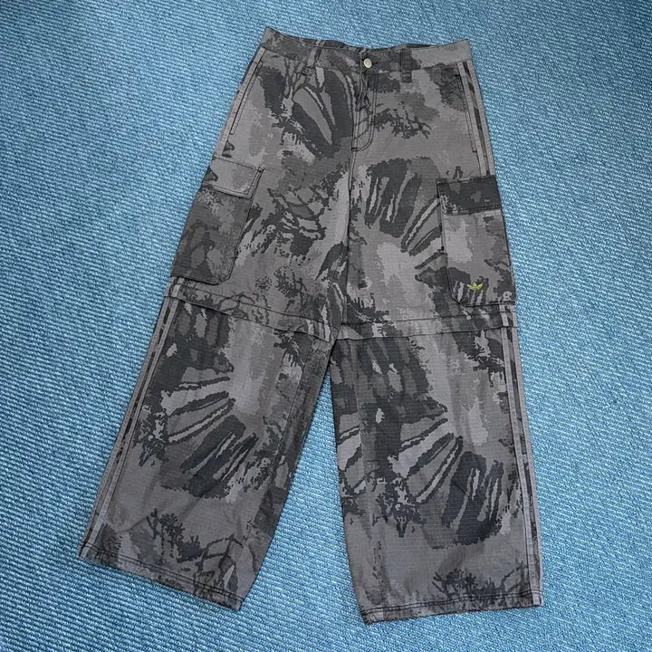 [BUNJANG] Adidas Cargo Pants Charcoal L / 아디다스 집오프 카고팬츠 차콜 L