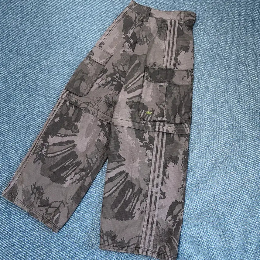 [BUNJANG] Adidas Cargo Pants Charcoal L / 아디다스 집오프 카고팬츠 차콜 L