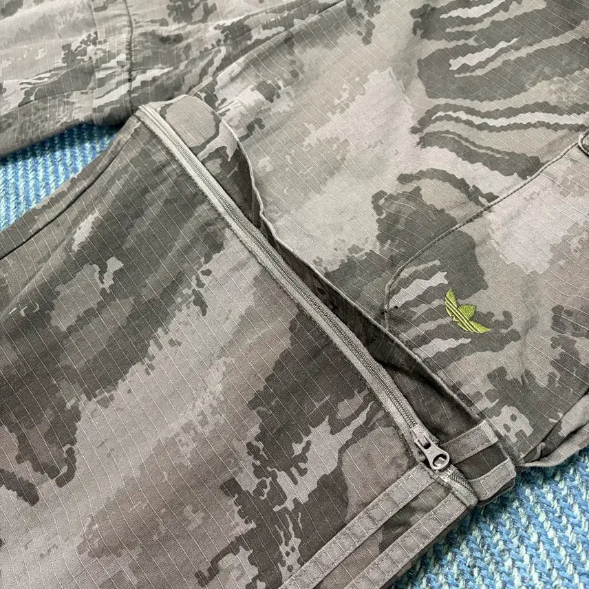 [BUNJANG] Adidas Cargo Pants Charcoal L / 아디다스 집오프 카고팬츠 차콜 L