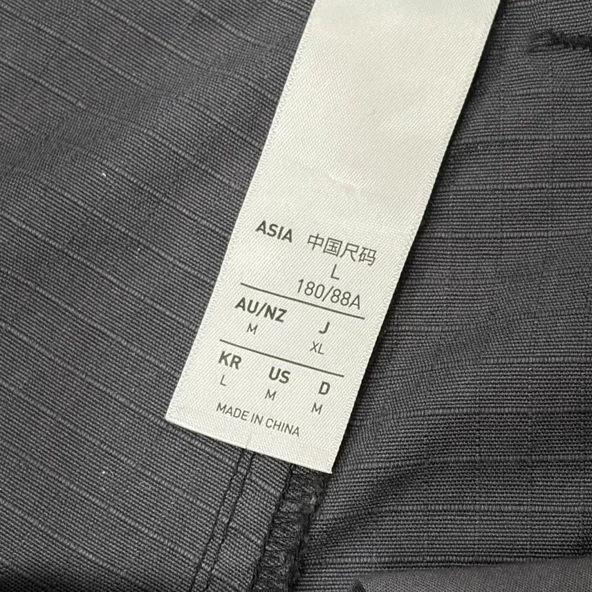 [BUNJANG] Adidas Cargo Pants Charcoal L / 아디다스 집오프 카고팬츠 차콜 L