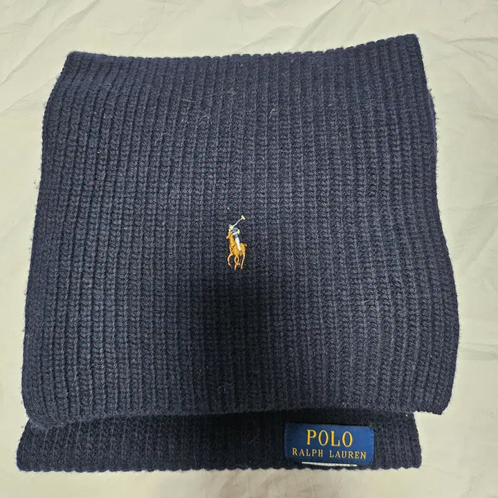 [BUNJANG] Polo Ralph Lauren Pony Logo Scarf / 폴로랄프로렌 포니로고 머플러 25X180