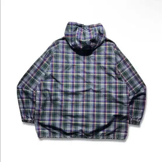 [BUNJANG] Eddie Bauer Vintage Checkered Hooded Anorak / 90s Eddie Bauer 빈티지 체크후드아노락