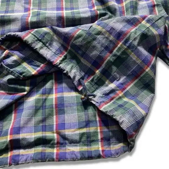 [BUNJANG] Eddie Bauer Vintage Checkered Hooded Anorak / 90s Eddie Bauer 빈티지 체크후드아노락