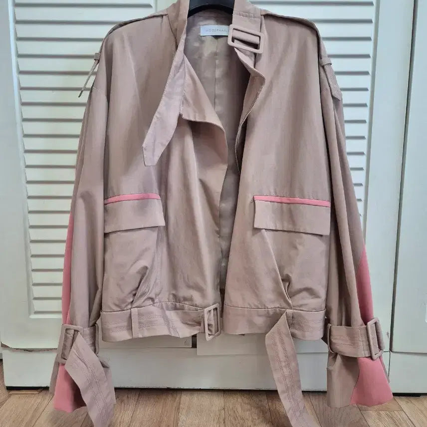 [BUNJANG] Short Trench Jacket Coat / 숏트렌치자켓 코트