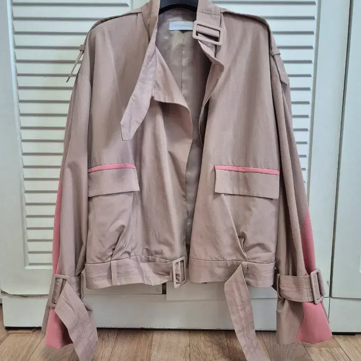 [BUNJANG] Short Trench Jacket Coat / 숏트렌치자켓 코트