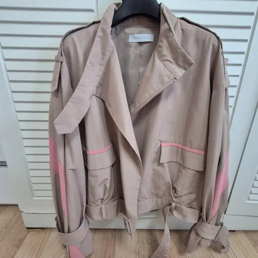 [BUNJANG] Short Trench Jacket Coat / 숏트렌치자켓 코트