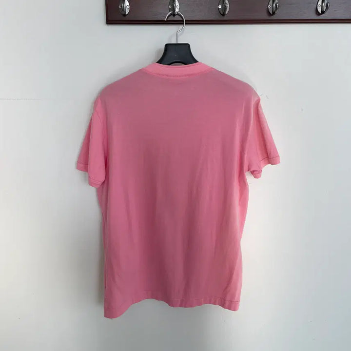 [SOLD OUT] 돌체앤가바나 공용M-L 브이넥 핑크 반팔 티셔츠
