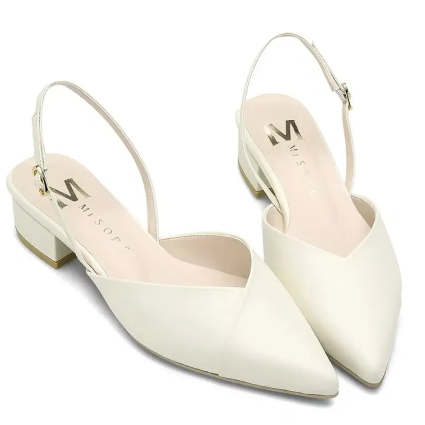 [BUNJANG] Miso-Pe Leather Slingback / (새상품) 미소페 소가죽 슬링백