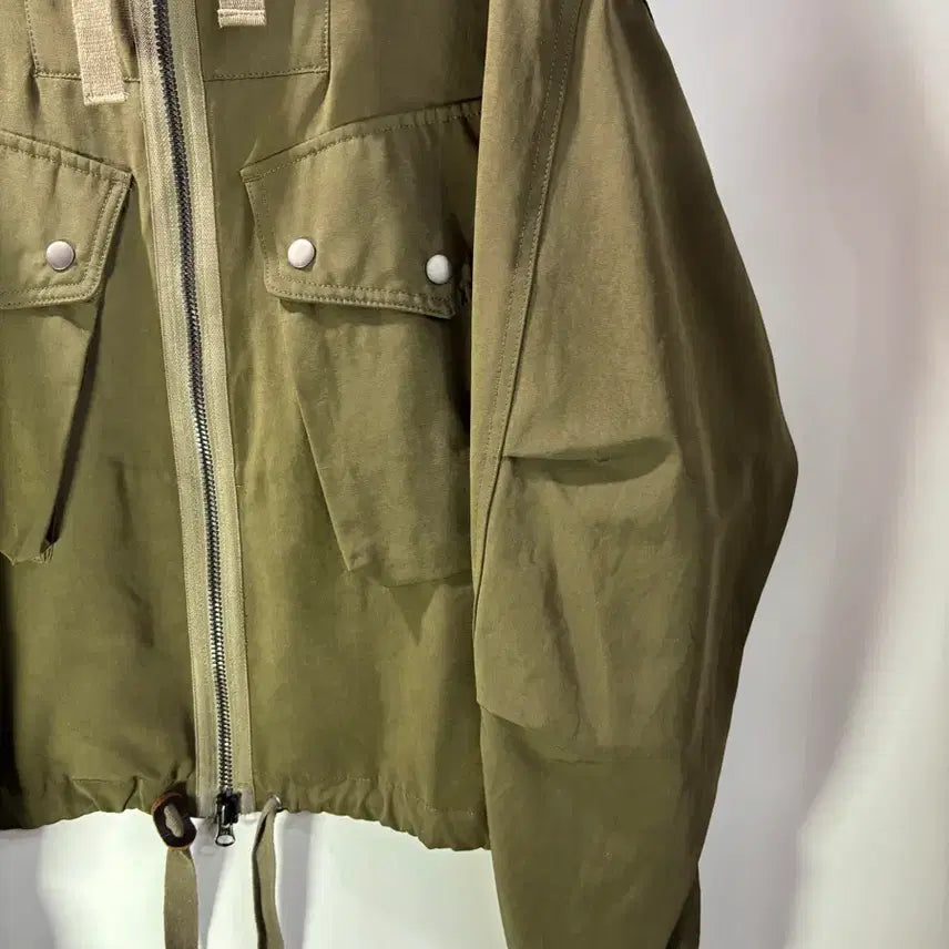 [BUNJANG] Prism Works Smock Hooded Parka Olive / (L) 프리즘웍스 SMOCK HOODED PARKA 002 _ OLIVE