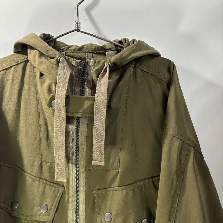 [BUNJANG] Prism Works Smock Hooded Parka Olive / (L) 프리즘웍스 SMOCK HOODED PARKA 002 _ OLIVE