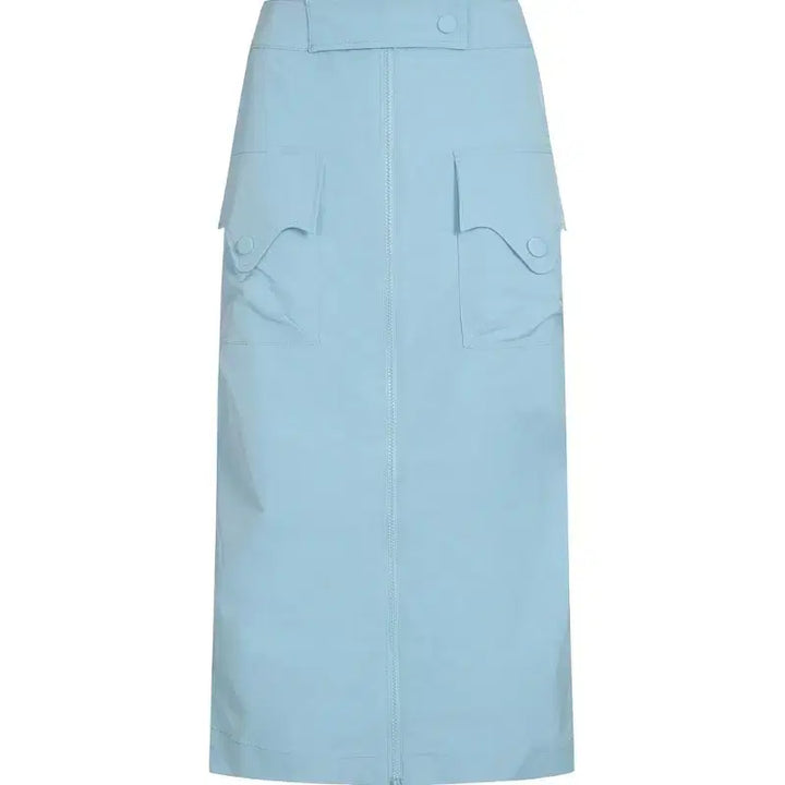 [BUNJANG] Lucky Chouette Sky Blue Long Skirt / 럭키슈에뜨 스카이블루 스커트
