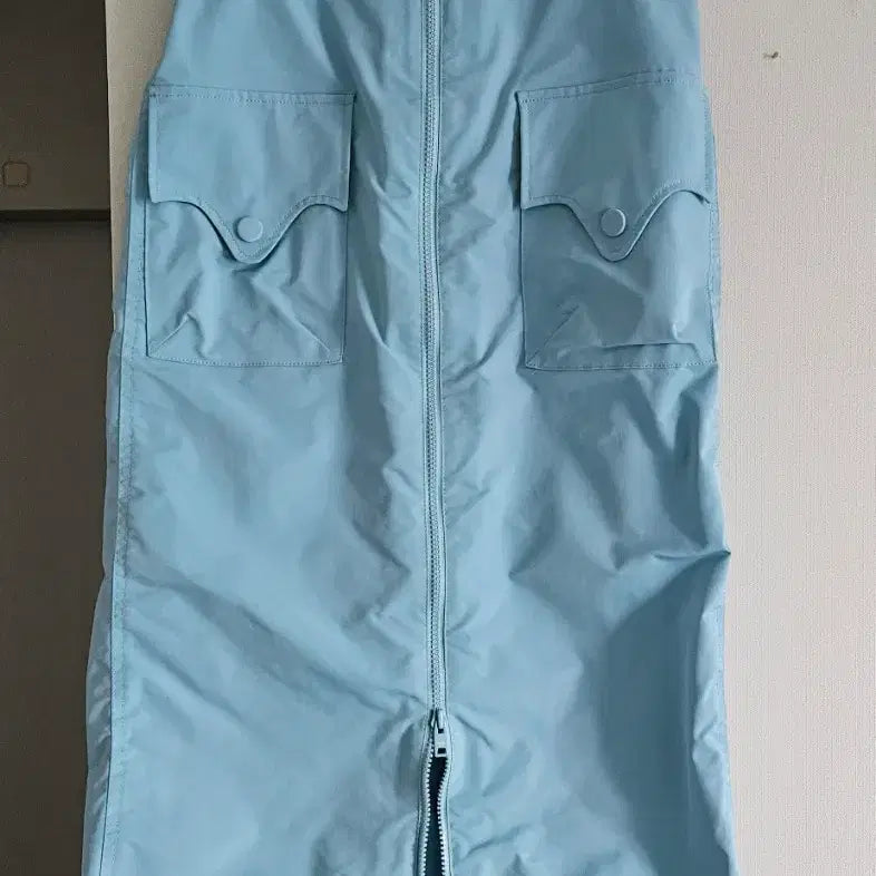 [BUNJANG] Lucky Chouette Sky Blue Long Skirt / 럭키슈에뜨 스카이블루 스커트