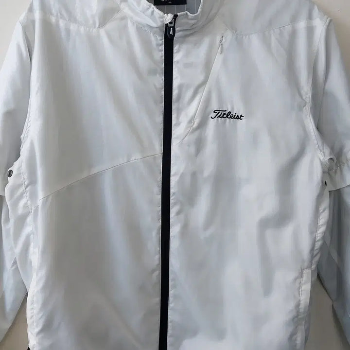 [BUNJANG] Titleist 3L/110~ 2-Way Windbreaker Jacket / 타이틀리스트 3L/110~ 2웨이 반팔겸용 바람막이 자켓. WH. -A